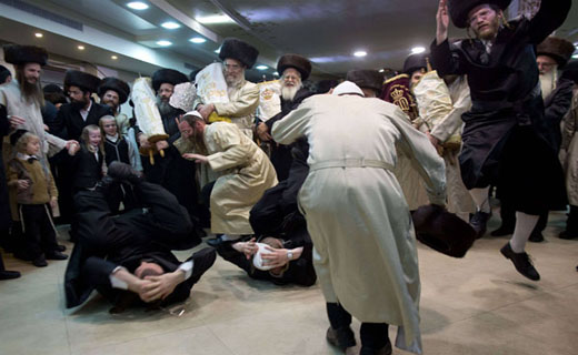 عجیب‌ترین رقص یهود (+عکس)