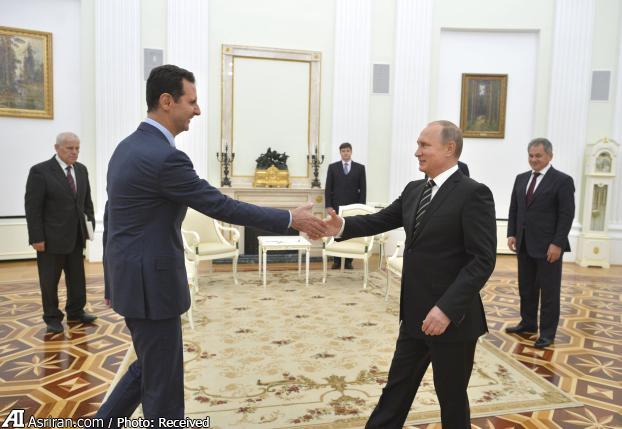 دیدار اسد با پوتین در کرملین (عکس)