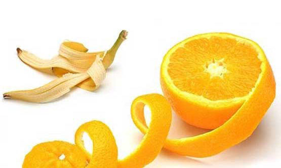 اهمیت پوست پرتقال و موز