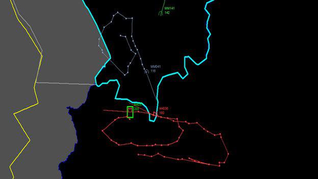 خط نقشه پرواز جنگنده روس قبل از سرنگونی توسط ترکیه (+نقشه)