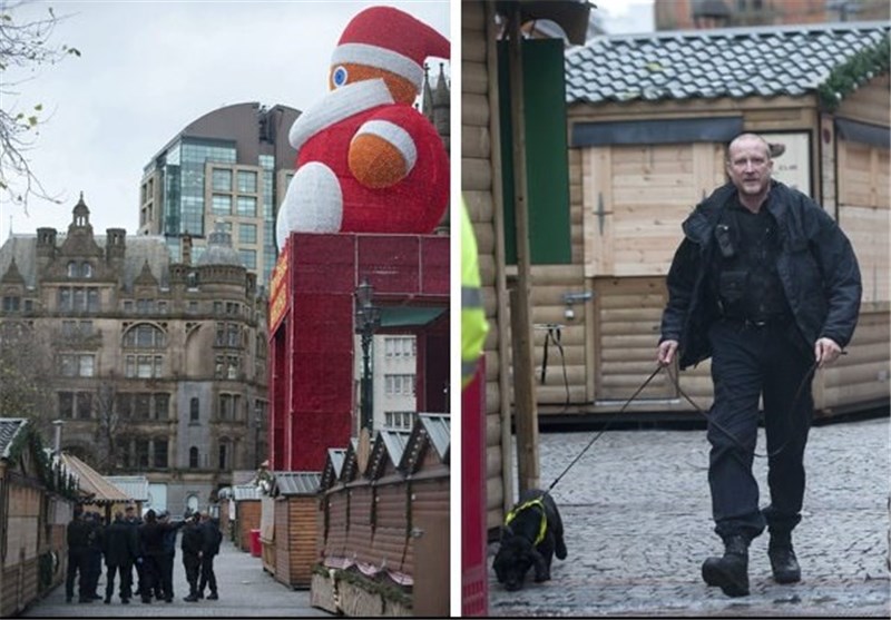 تهدید بمب‌گذاری بازار کریسمس منچستر را تعطیل کرد (+عکس)
