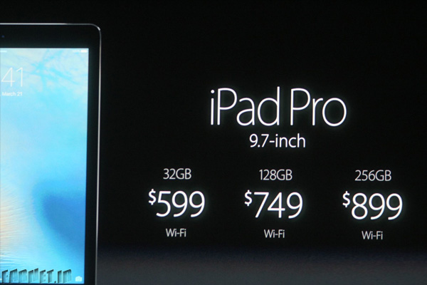 آی‌پد پرو 9.7 اینچی اپل رونمایی شد