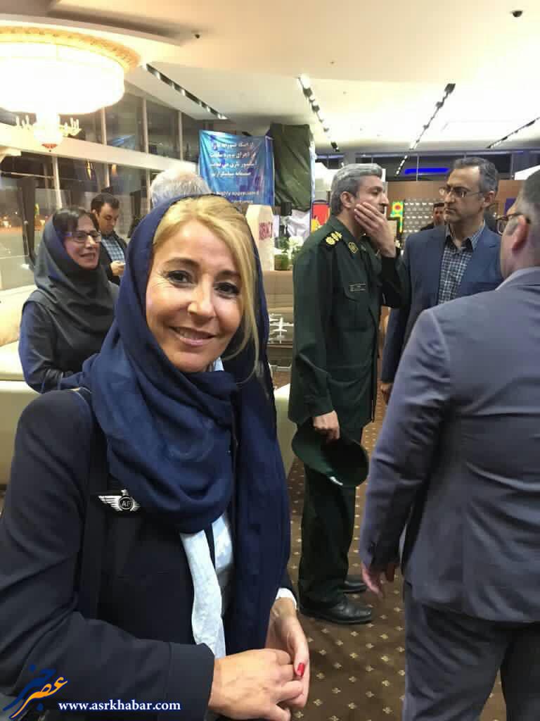 حجاب خدمه هواپيماى ايرفرانس در تهران (عکس)