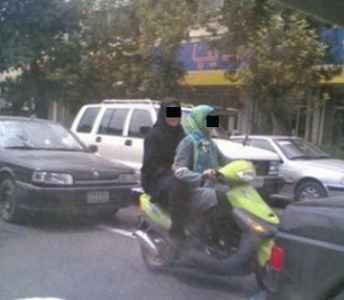 دستگیری دختران موتور سوار اهوازی