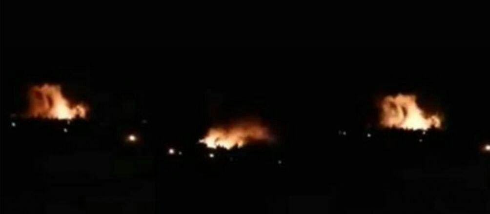 حمله جنگنده‌های اسرائیل به فرودگاهی در حومه دمشق (+عکس)