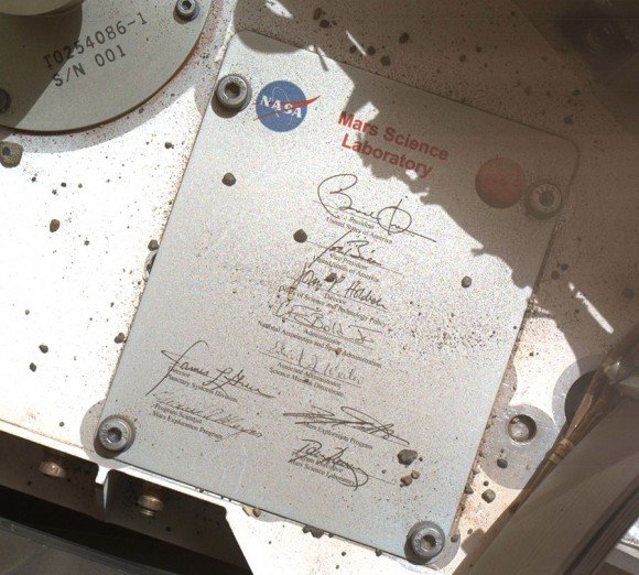 امضای اوباما در مریخ ماندگار شد (+عکس)