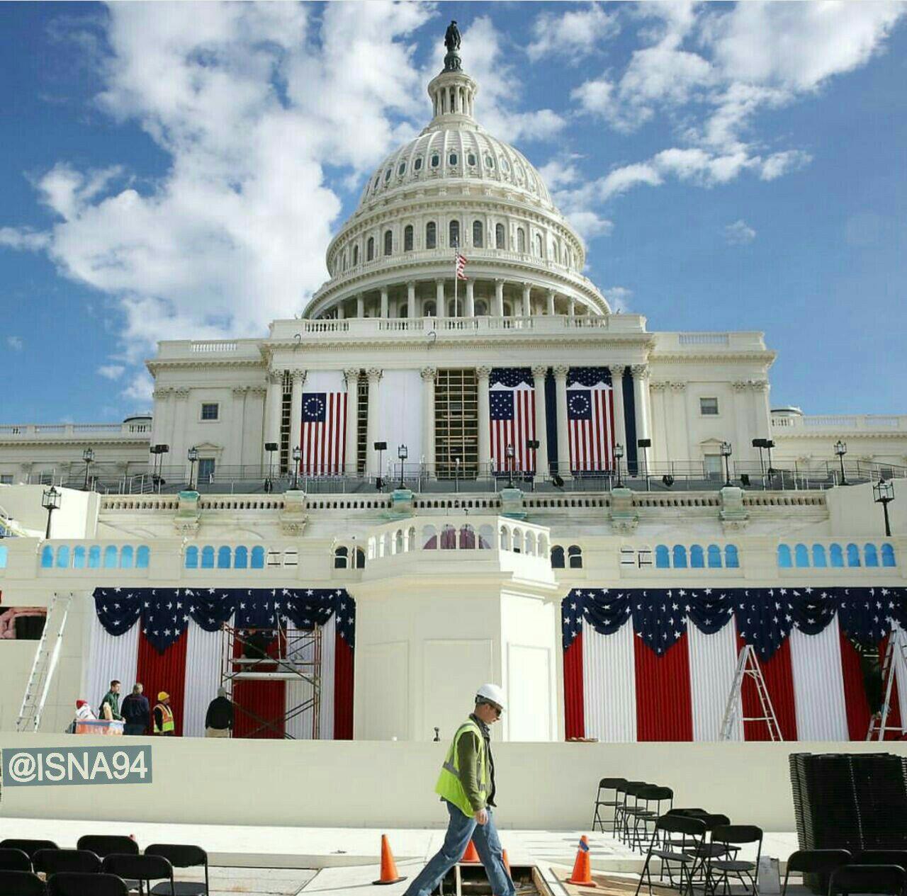 آماده سازی کاخ سفید برای ورود ترامپ (عکس)