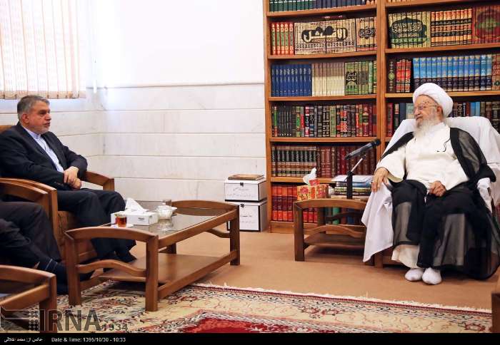 دیدار وزیر فرهنگ و ارشاد اسلامی با آیت الله مکارم شیرازی (عکس)