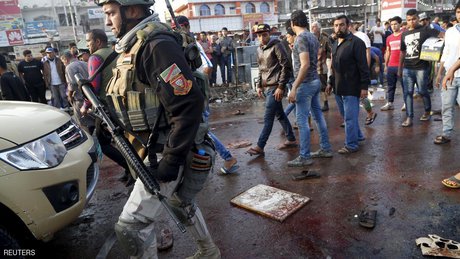 انفجار بمب در بازاری در عراق