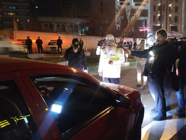 آغاز طرح ضربتی پلیس پایتخت برای تخلفات شبانه رانندگی