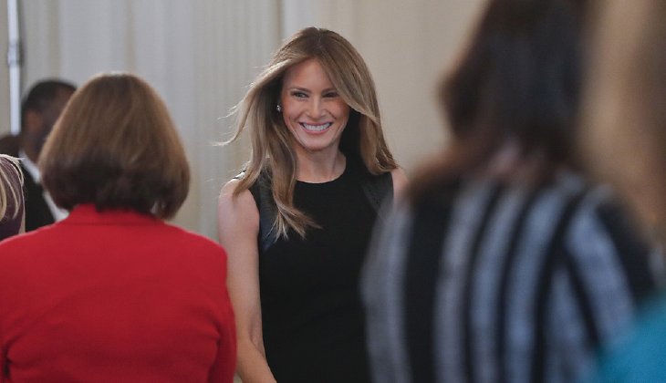 ضیافت ناهار همسر ترامپ در کاخ سفید (+عکس)