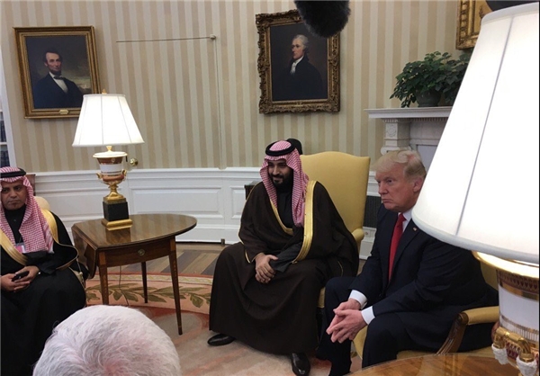 دیدار وزیر دفاع عربستان با ترامپ در کاخ سفید (عکس)