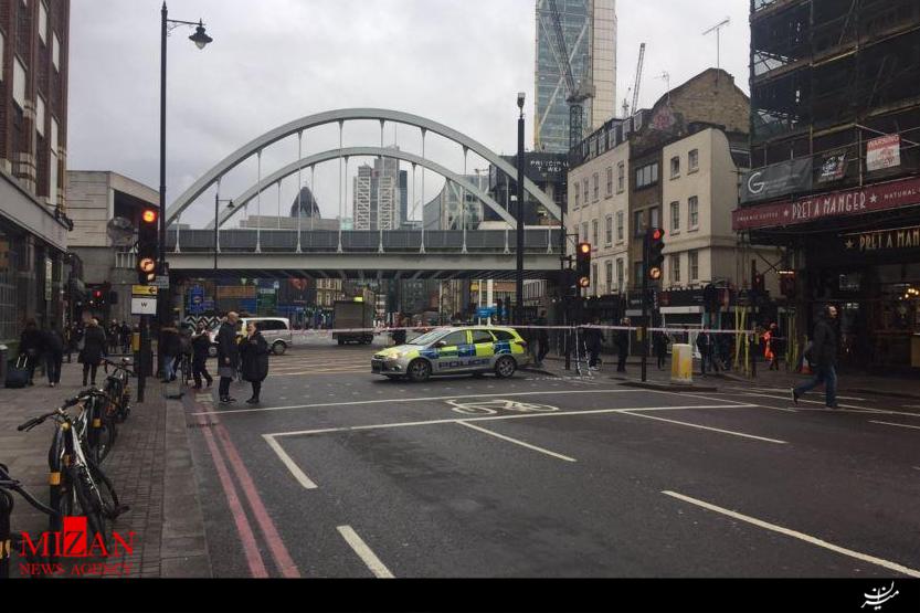 تخلیه یک خیابان پر رفت و آمد در لندن در پی کشف بمب (+عکس)