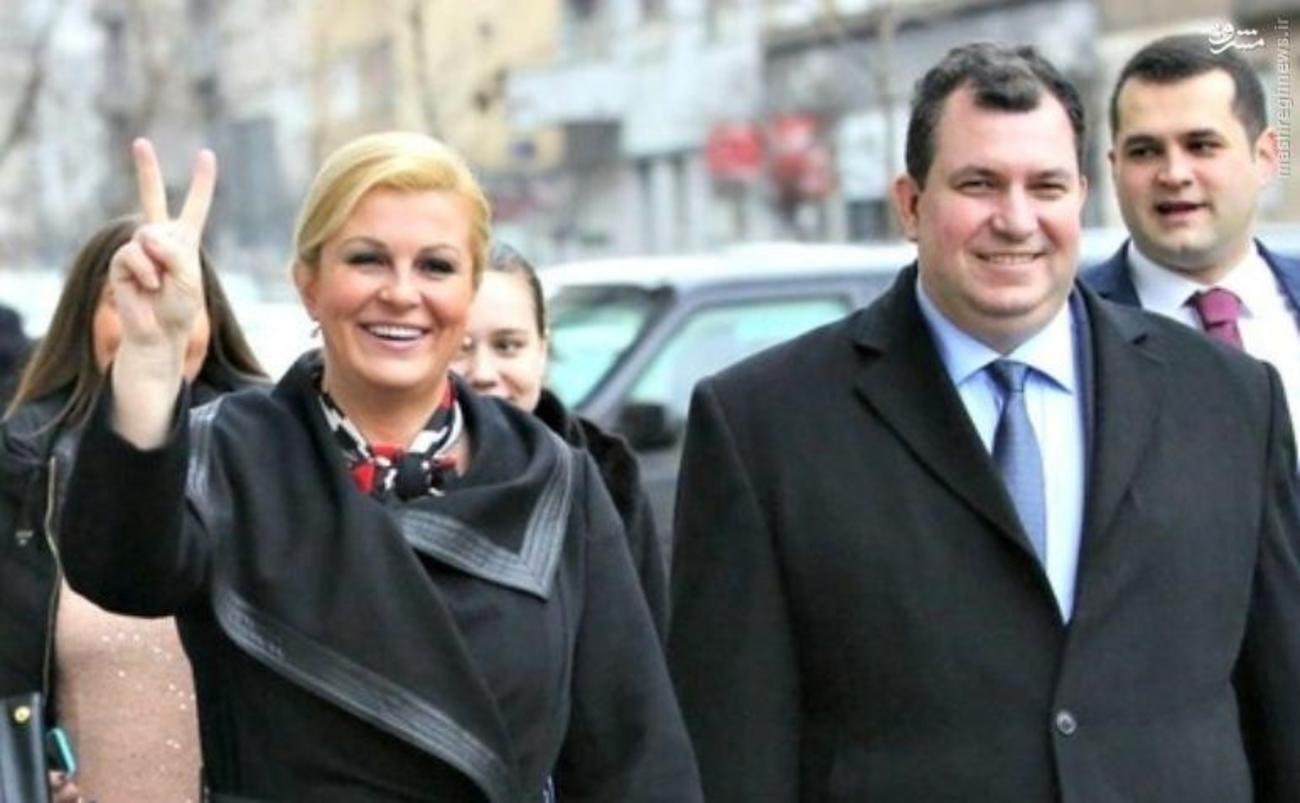 2 نمای متفاوت از رئیس جمهور کرواسی (+ عکس)