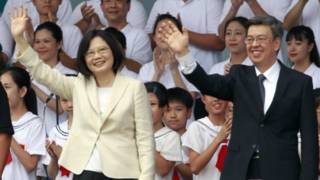 ادای سوگند نخستین رییس جمهور زن تایوان (+عکس)