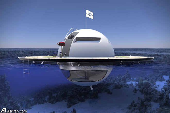 ارائه طرح مفهومی خانه شناور روی آب توسط جت کپسول