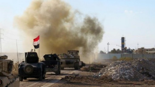 ورود نیروهای عراقی به فلوجه برای بازپس گیری از داعش