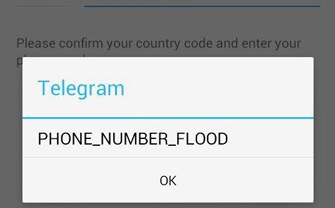 خطای Phone Number Flood تلگرام چیست؟