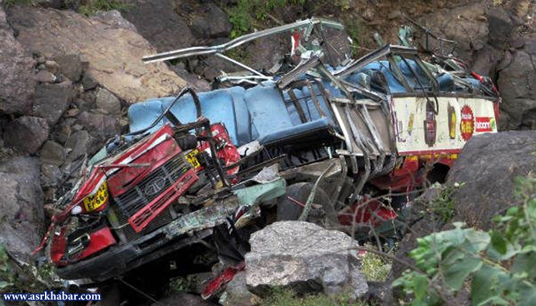 18 کشته در تصادف اتوبوس در  هند