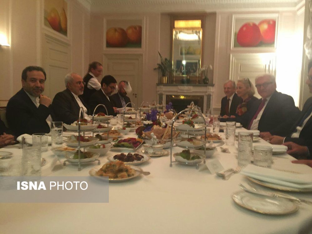 افطاری وزیر خارجه آلمان برای ظریف (+عکس)