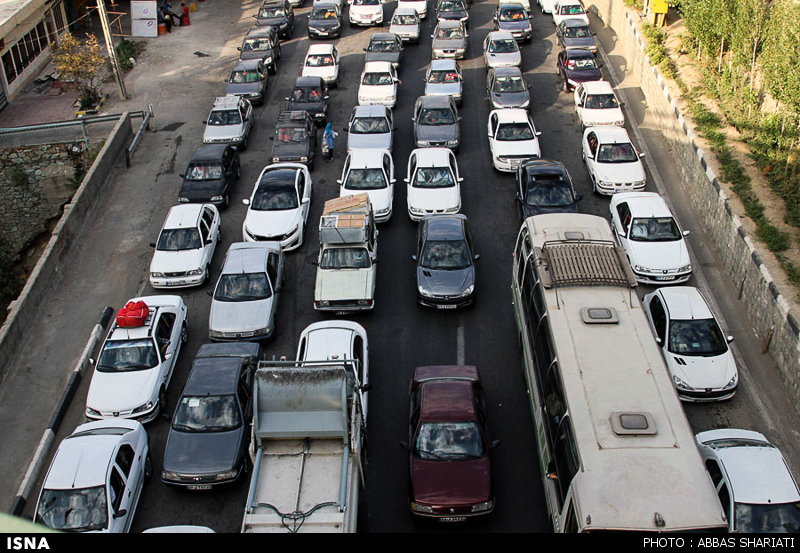 ترافیک سنگین در محور «کرج – چالوس»
