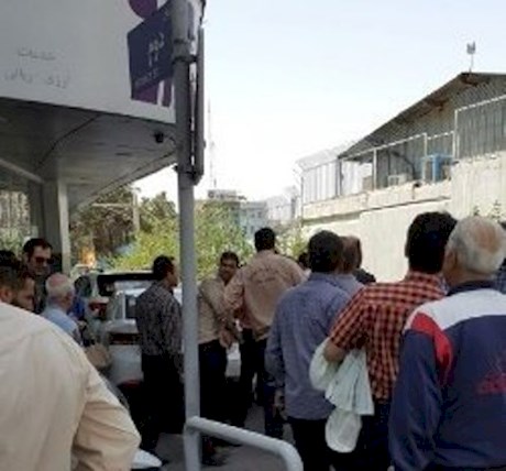 درگیری عوامل شهرداری تهران با دستفروشان