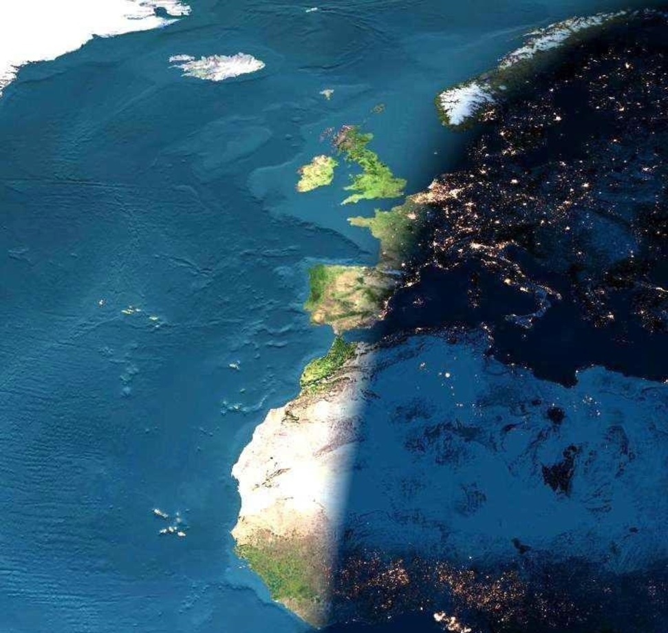 تصویر ناسا از مرز بین شب و روز (+ عکس)