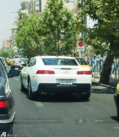 یک خودروی آمریکایی گذر موقت در خیابان های تهران (+عکس)