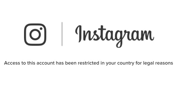 اینستاگرام نمایش برخی صفحات را در ایران مسدود کرد