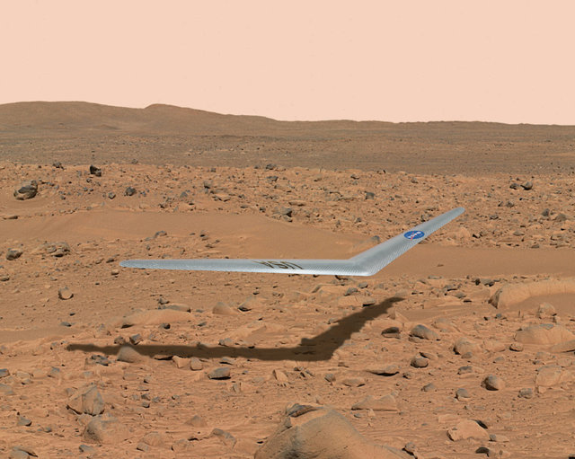 اولین هواپیمای مریخی را ببینید (+عکس)