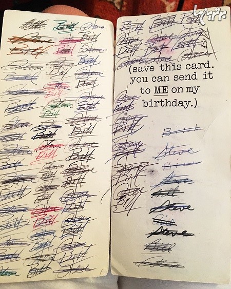 کارت تولدی که 47 سال است استفاده می شود (عکس)