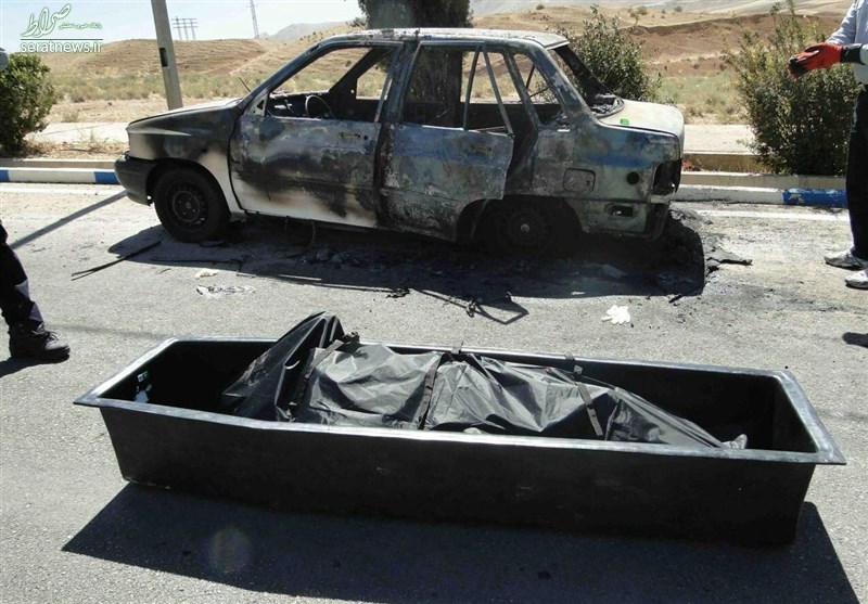ماجرای جسد سوخته در پراید (+عکس)
