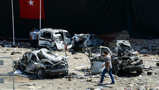 انفجار شدید در ترکیه