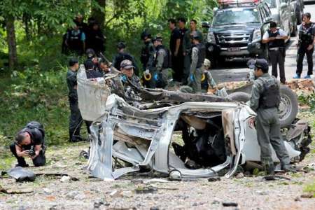 3 افسر پلیس تایلند براثر انفجار بمب کشته شدند