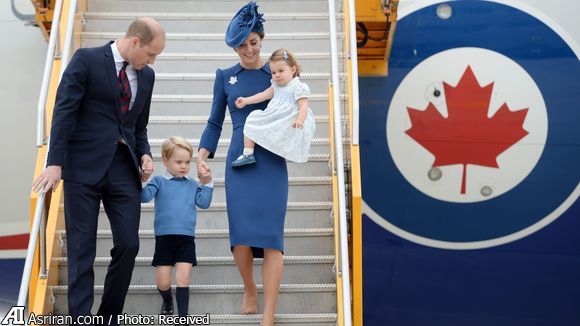 اولین سفر خارجی خانواده سلطنتی چهار نفره انگلیس (+عکس)