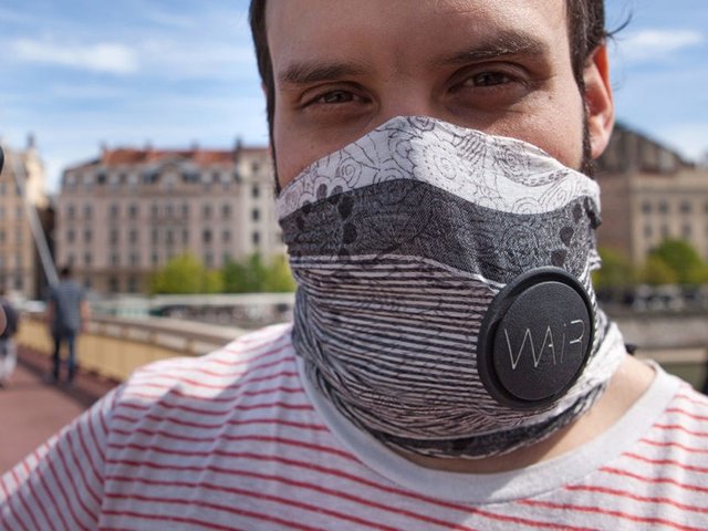 این روسری هوای آلوده را فیلتر می‌کند