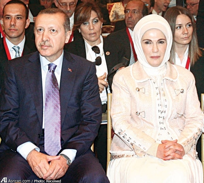 گریم نقش های اردوغان و همسرش در سینمای ترکیه(+عکس)