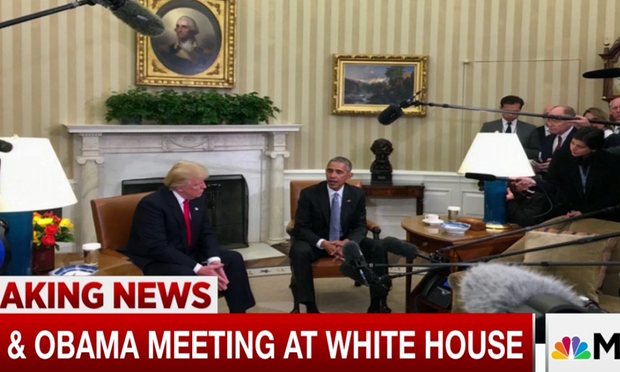 ترامپ در کاخ سفید (+عکس)