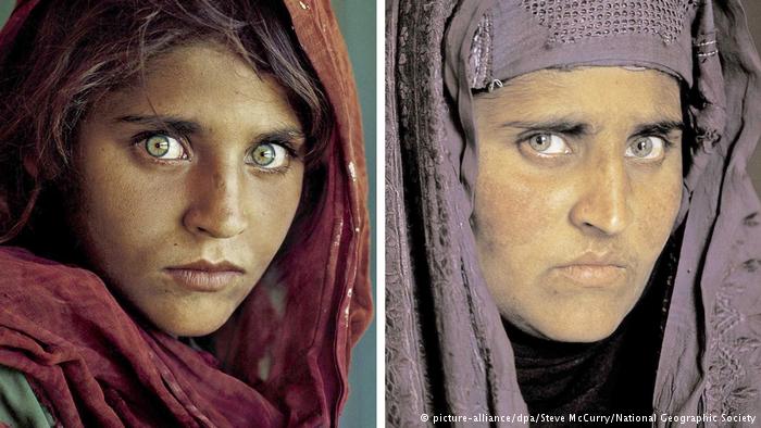 بازداشت «دختر افغان نشنال جئوگرافیک» در پاکستان (+عکس)