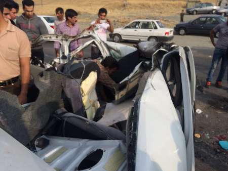 3 کشته در تصادف جاده کرمانشاه