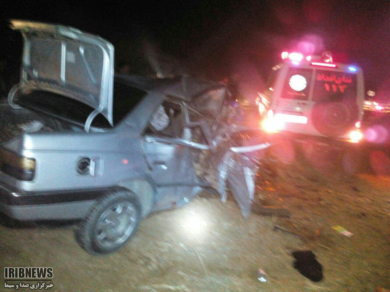 7 کشته و 3 زخمی در تصادف جاده فارس