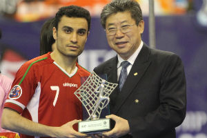 یک ایرانی بهترین بازیکن فوتسال آسیا در سال 2016 شد