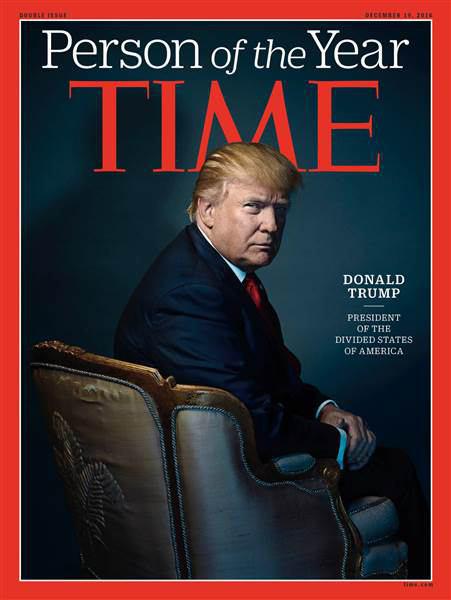ترامپ مرد سال مجله «تایم» شد (+عکس)