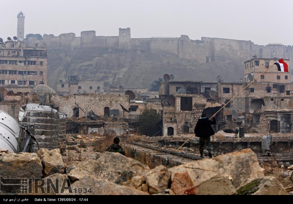 آزادسازی بخش های عمده شهر حلب توسط ارتش سوریه (عکس)