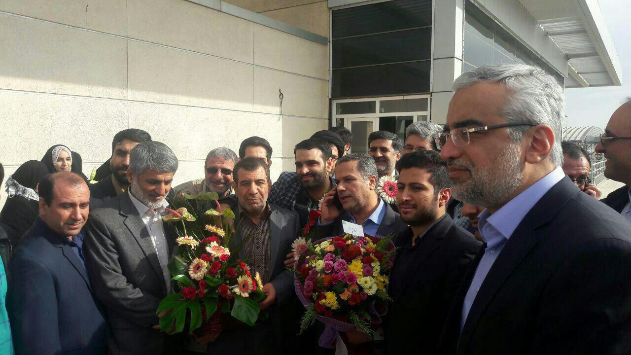 2 ایرانی بازداشت شده در کنیا وارد ایران شدند (+عکس)