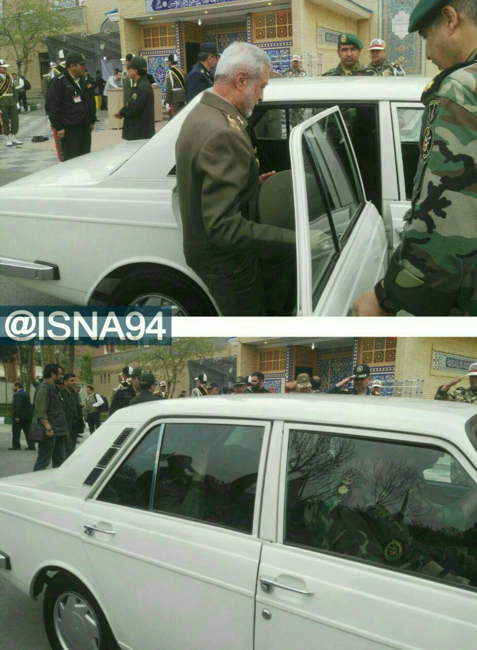 خودروی فرمانده کل ارتش ایران (عکس)