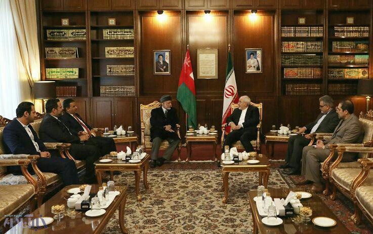 دیدار ظریف با همتای عمانی و نخست‌وزیر اسبق ایتالیا (+عکس)