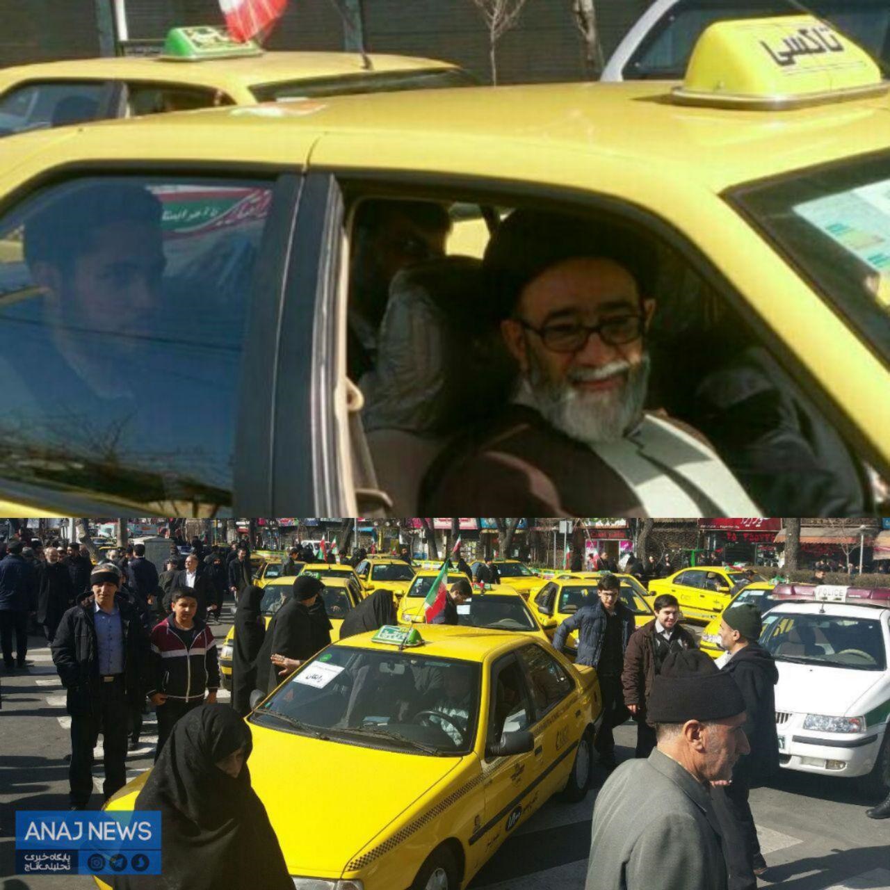 امام جمعه‌ای که بعد از نماز با تاکسی رایگان به منزل بازگشت  (+عکس)