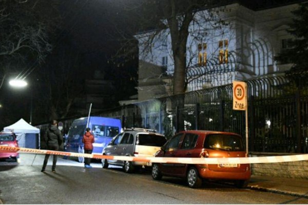 اقامتگاه سفیر ایران در وین پس از حمله شب گذشته (+عکس)