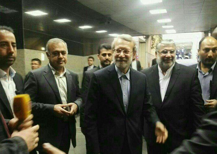 بازدید علی لاریجانی از ستاد انتخابات کشور